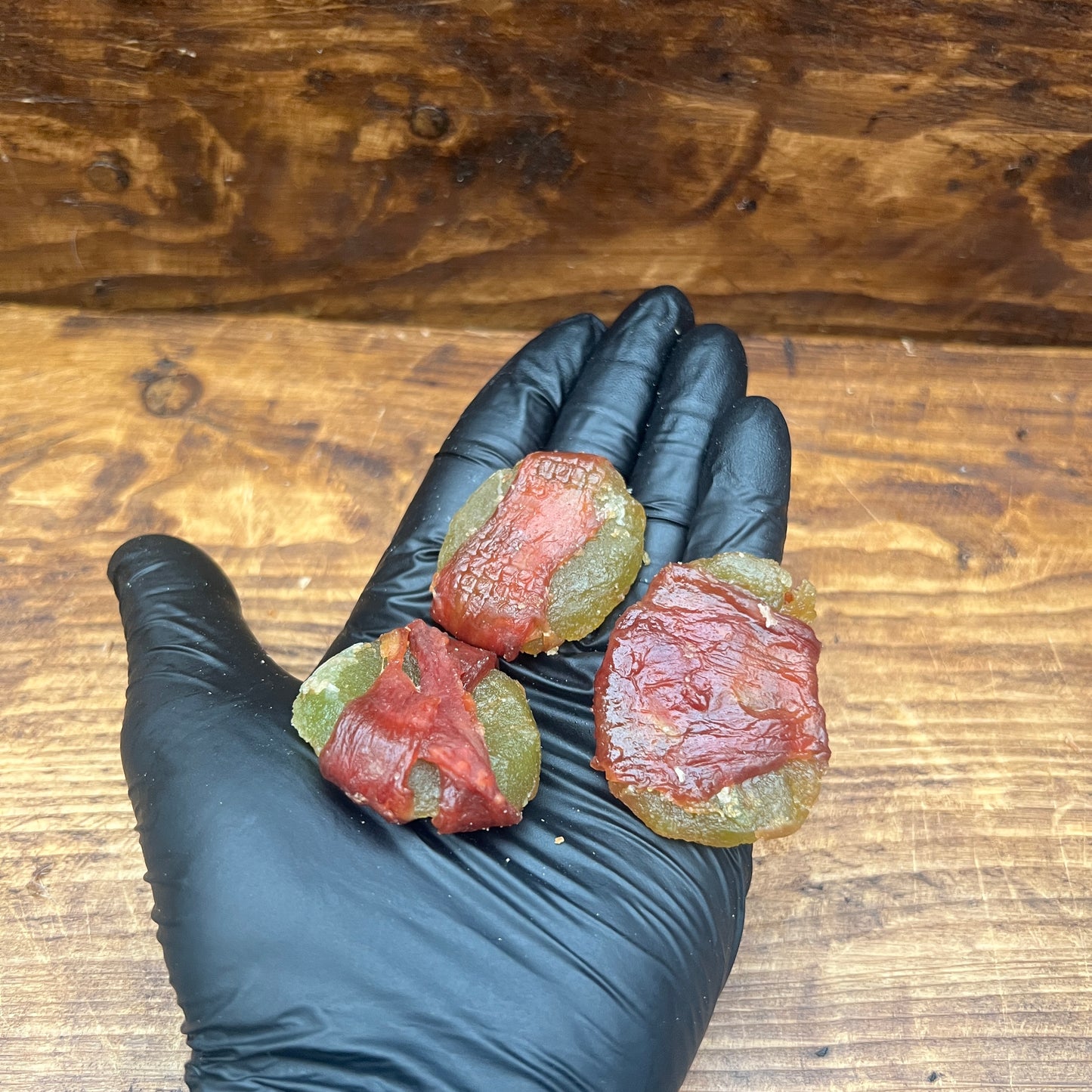 Kiwi Chunks Wrapped In Duck Breast 50g Portion