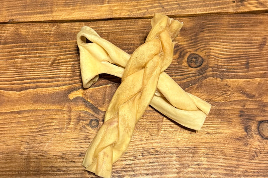 Braided beef skin - medium