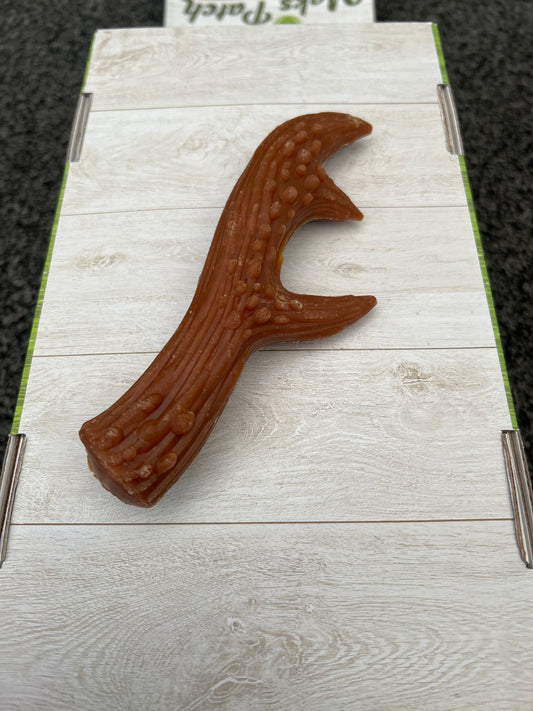 Peanut butter veggie antler