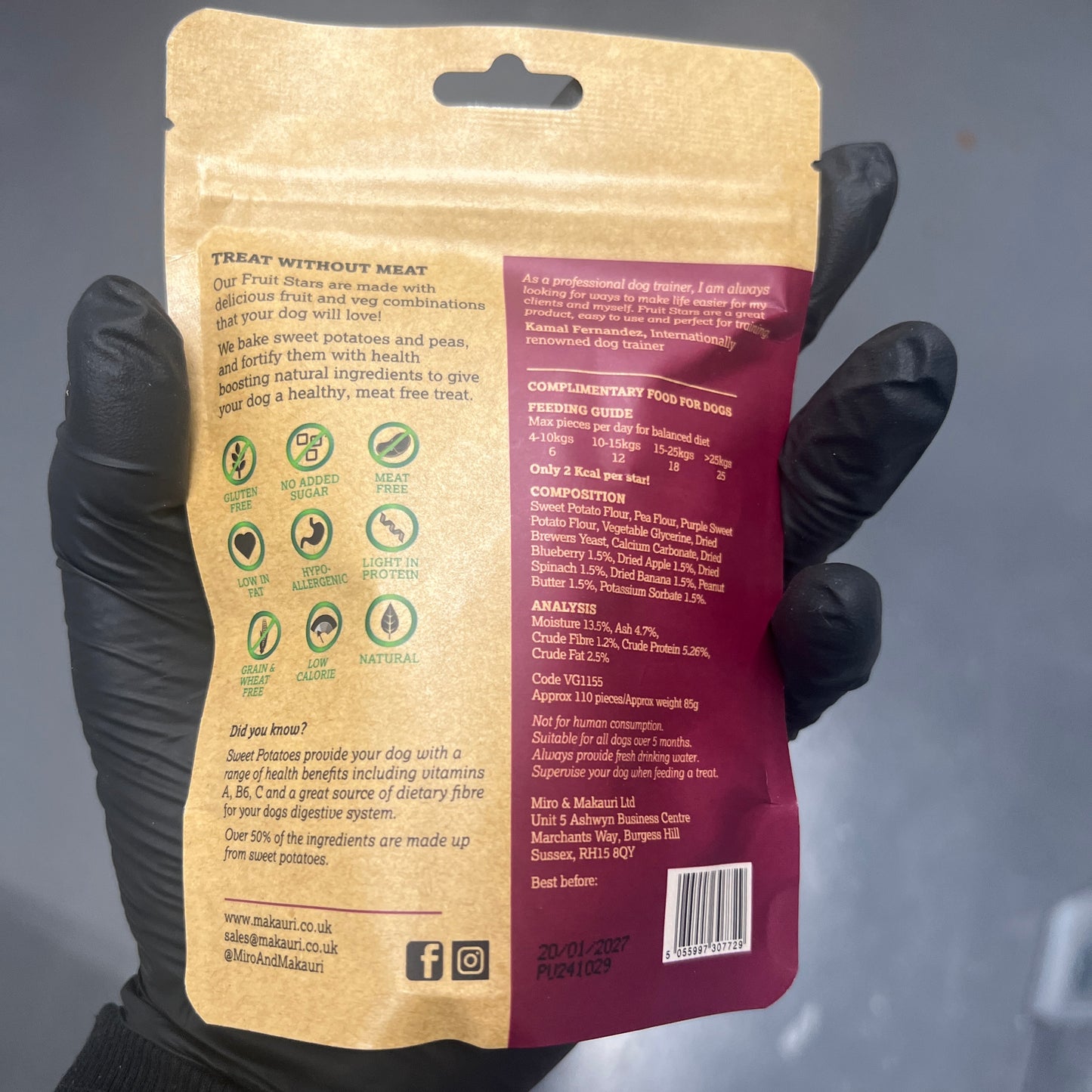 Vegan Fruit Stars (approx 110 per bag)