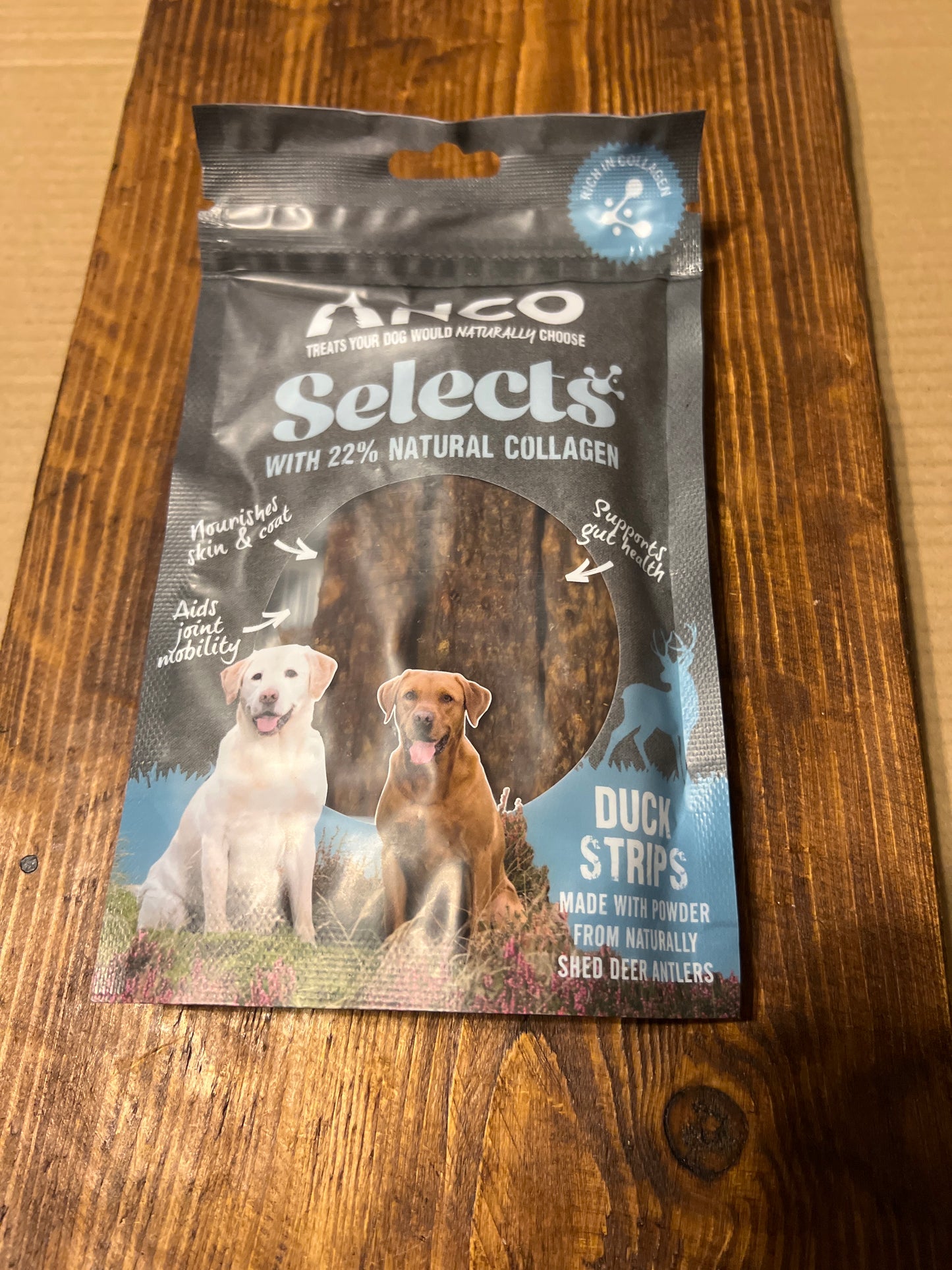 Anco Duck Strip selects with 22% collagen 85g bag