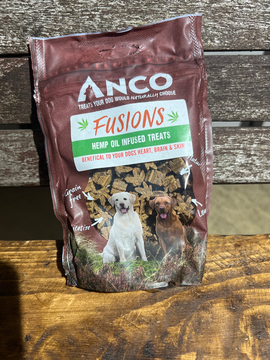 Fusions hemp oil infused beef treats 100g