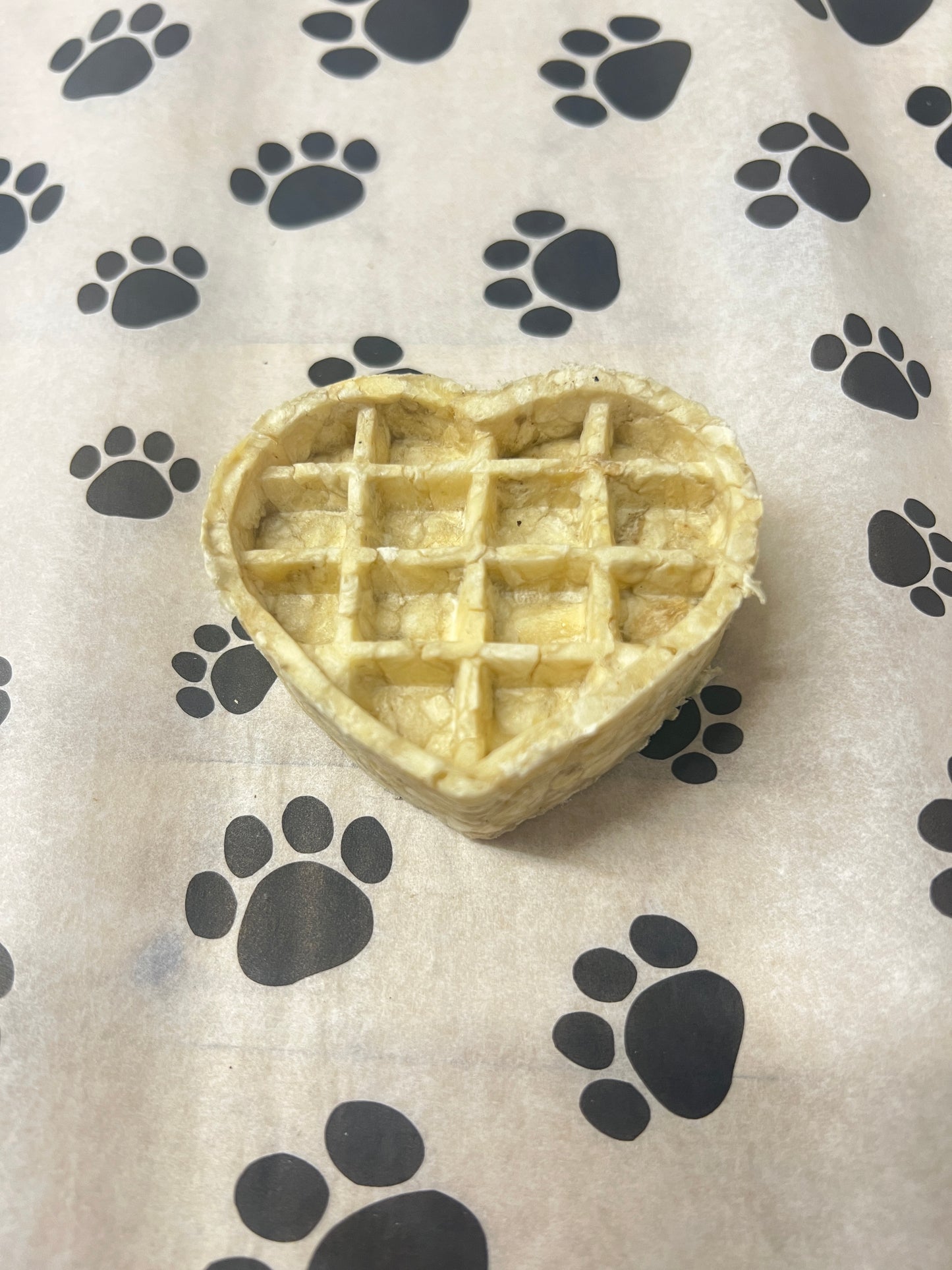Collagen waffle heart
