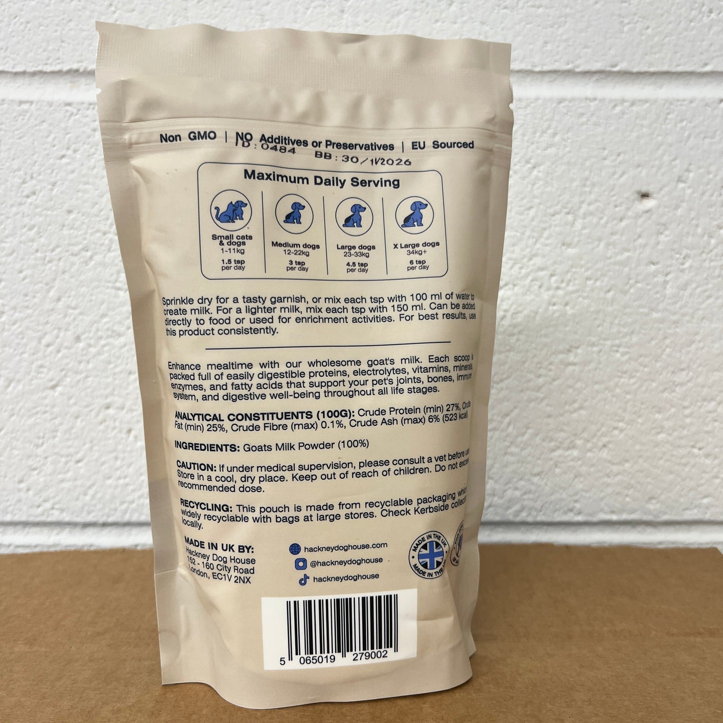 Whole Goats Milk 225g (makes 12 pints)