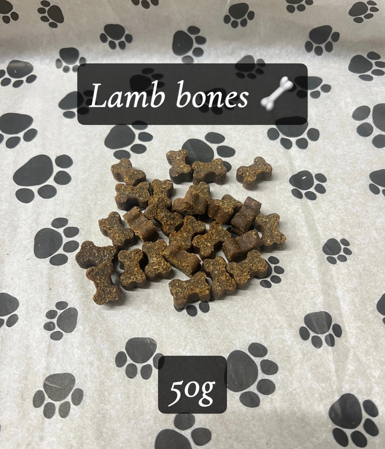 Lamb bones training treat (choose your portion size)