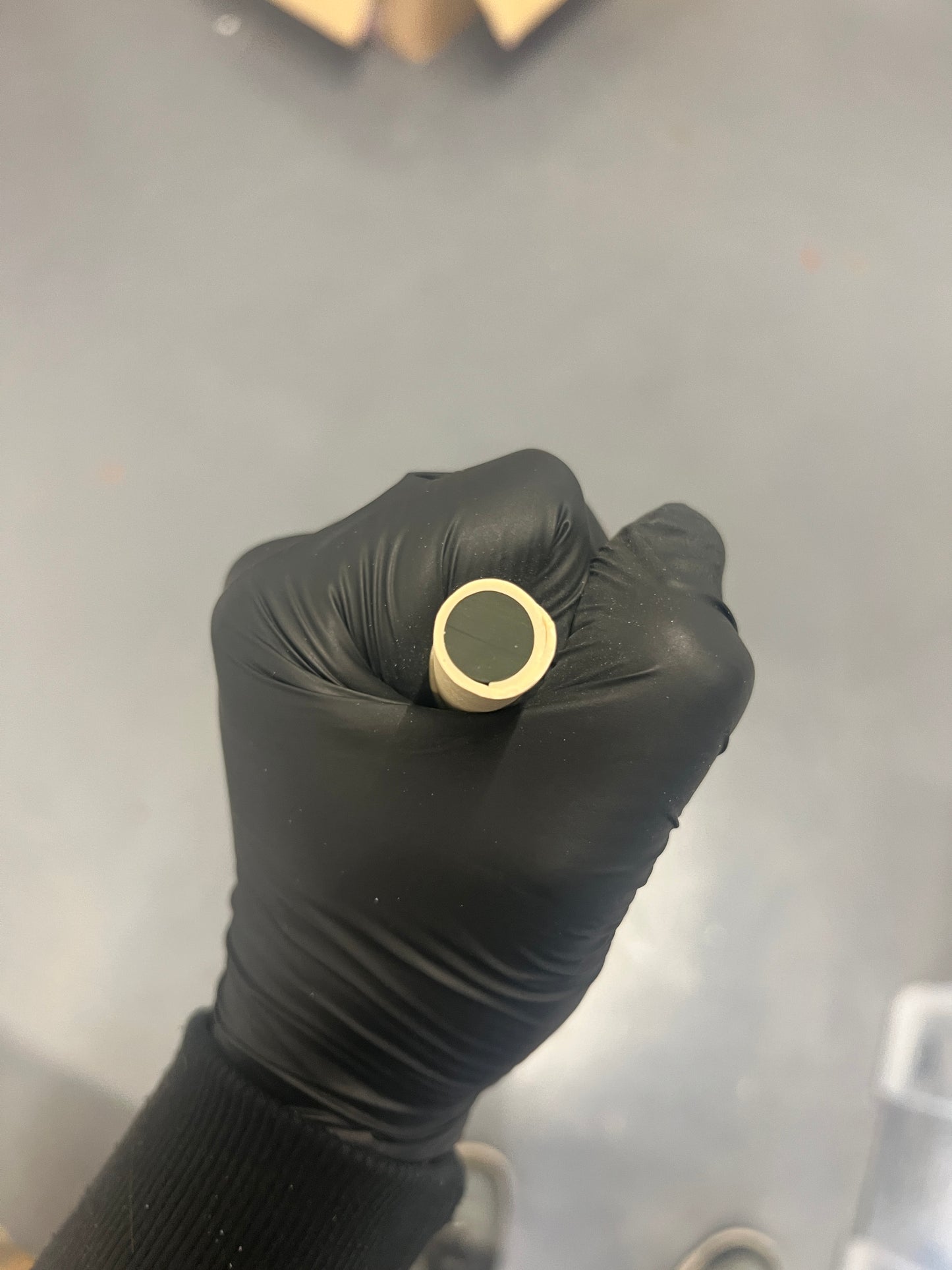 Mint, parsley, kelp filled twist stick