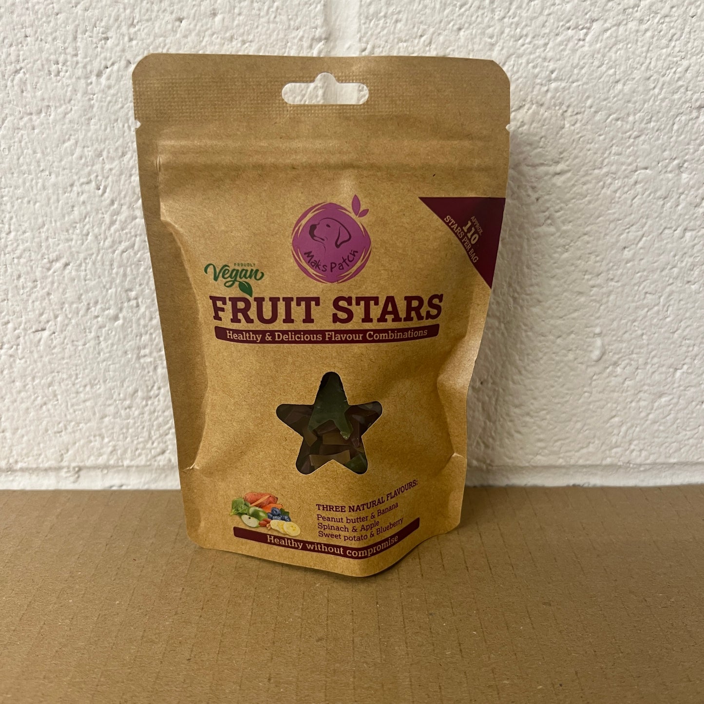 Vegan Fruit Stars (approx 110 per bag)