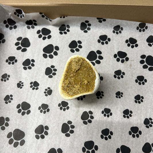 Peanut butter filled sterilised marrow bones