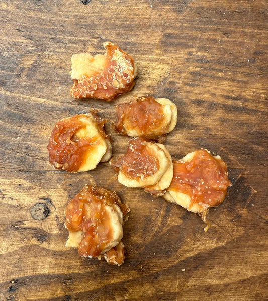 Banana Slices Wrapped In Chicken - 50g