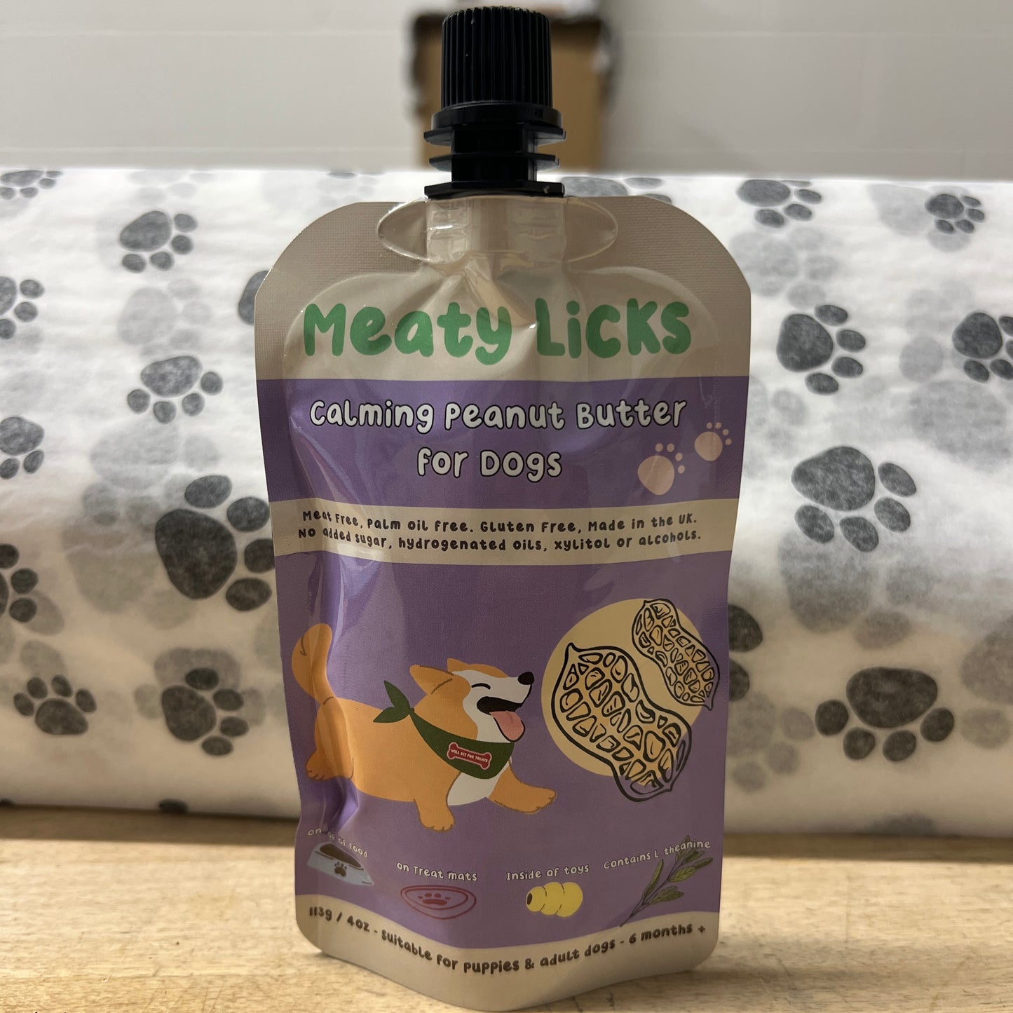 Calming peanut butter - Meaty Licks
