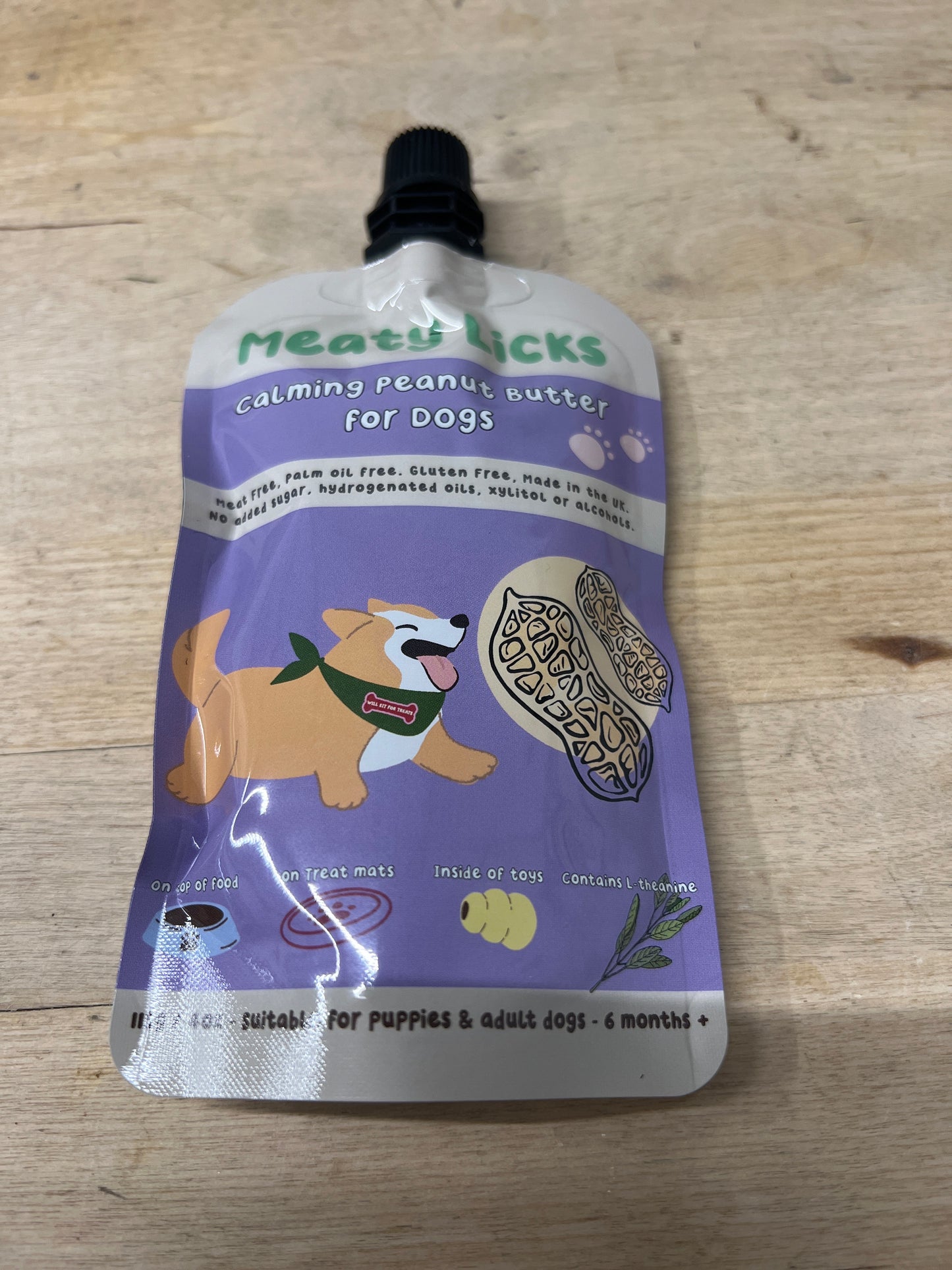 Calming peanut butter - Meaty Licks