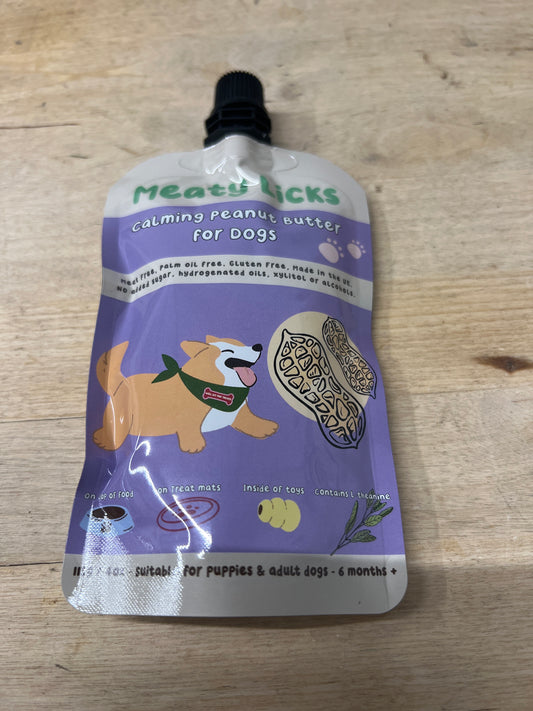 Calming peanut butter - Meaty Licks