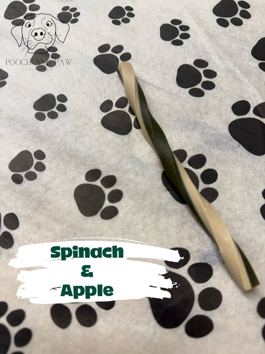 Spinach and apple veggie twist