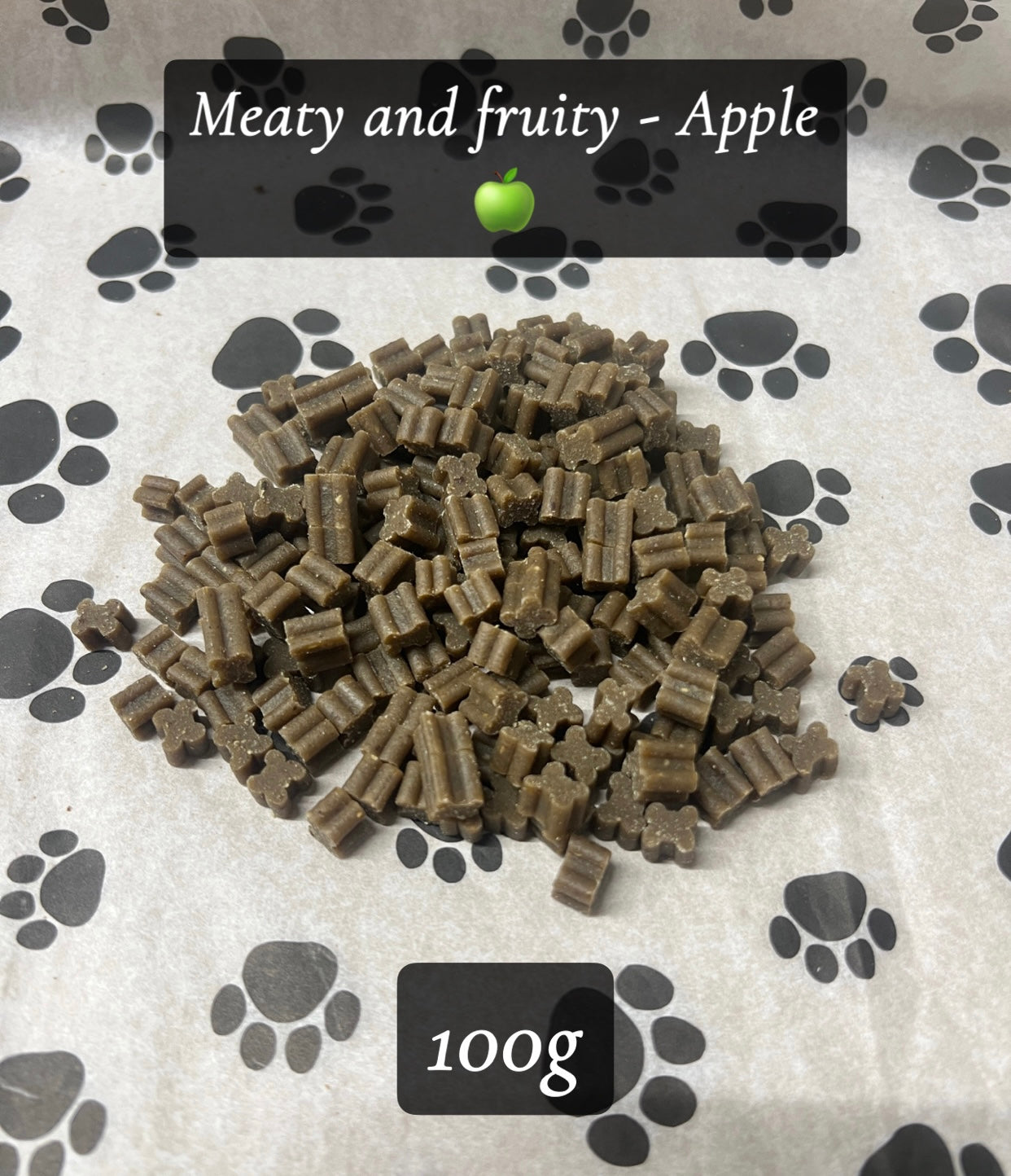 Meaty & Fruity training treats - Apple 🍏 (choose portion size)