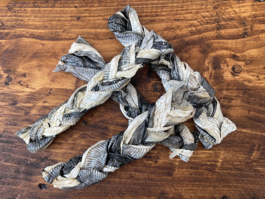 Braided Basa Fish Skin