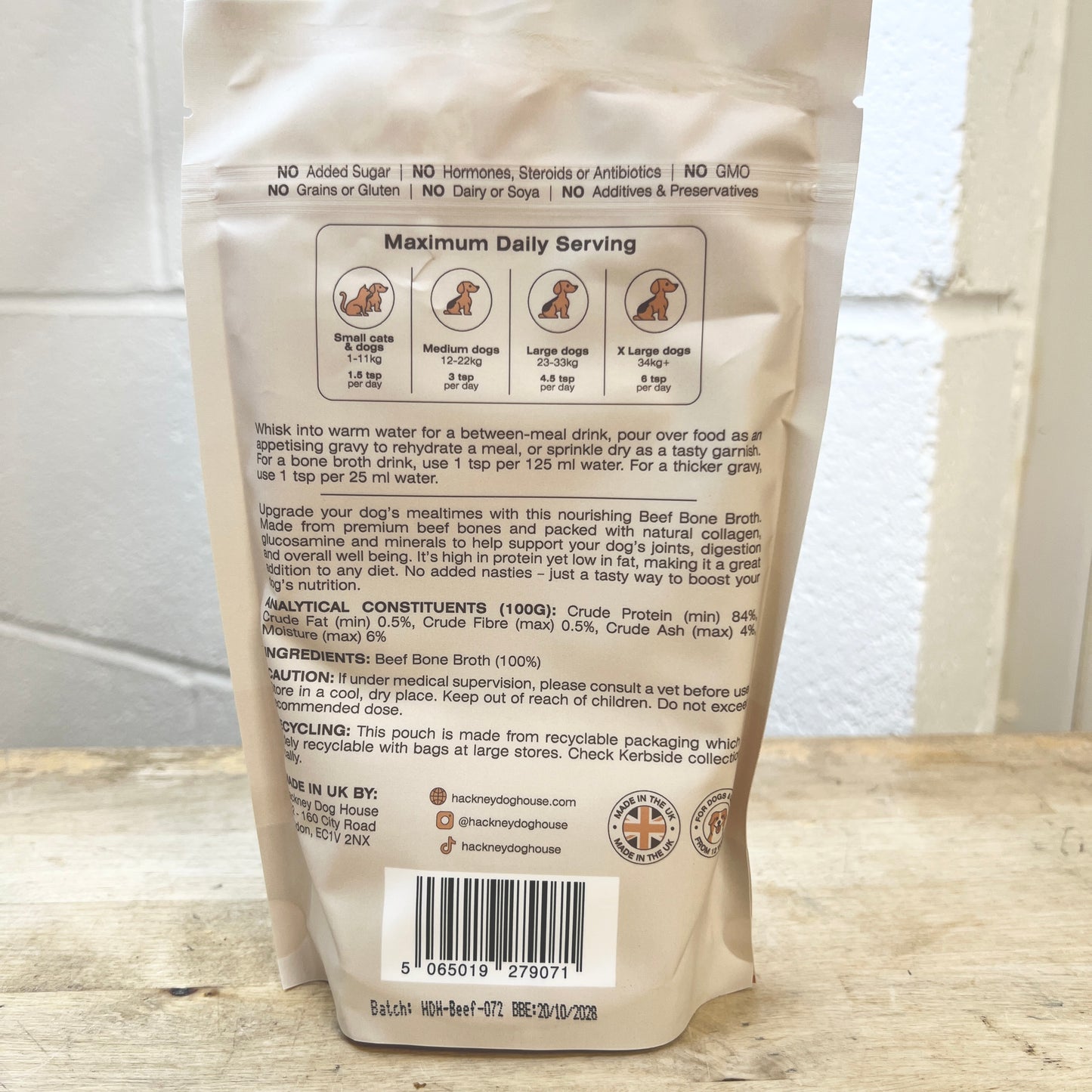 Beef Bone Broth - Hackney Dog House