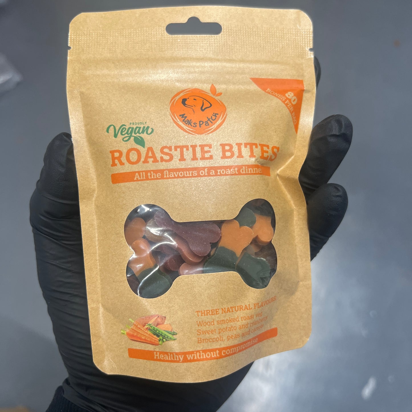 Vegan Roastie Bites (80 bones per bag)