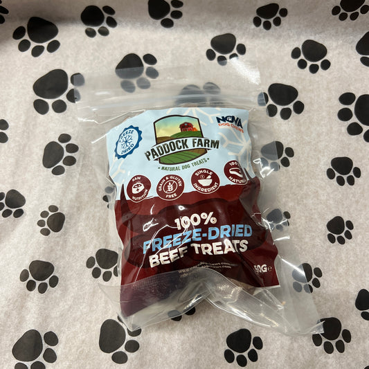 Freeze dried beef treats 50g bag