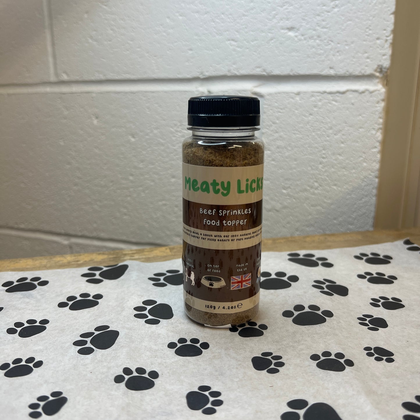 Beef sprinkles food topper - meaty licks - 120g