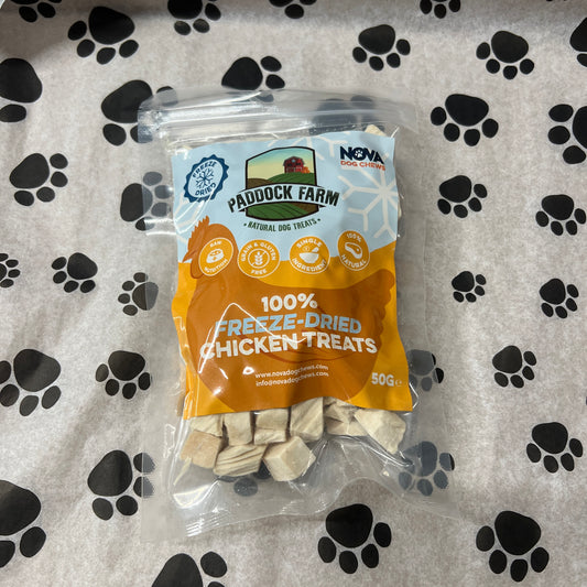 Freeze dried chicken treats 50g bag
