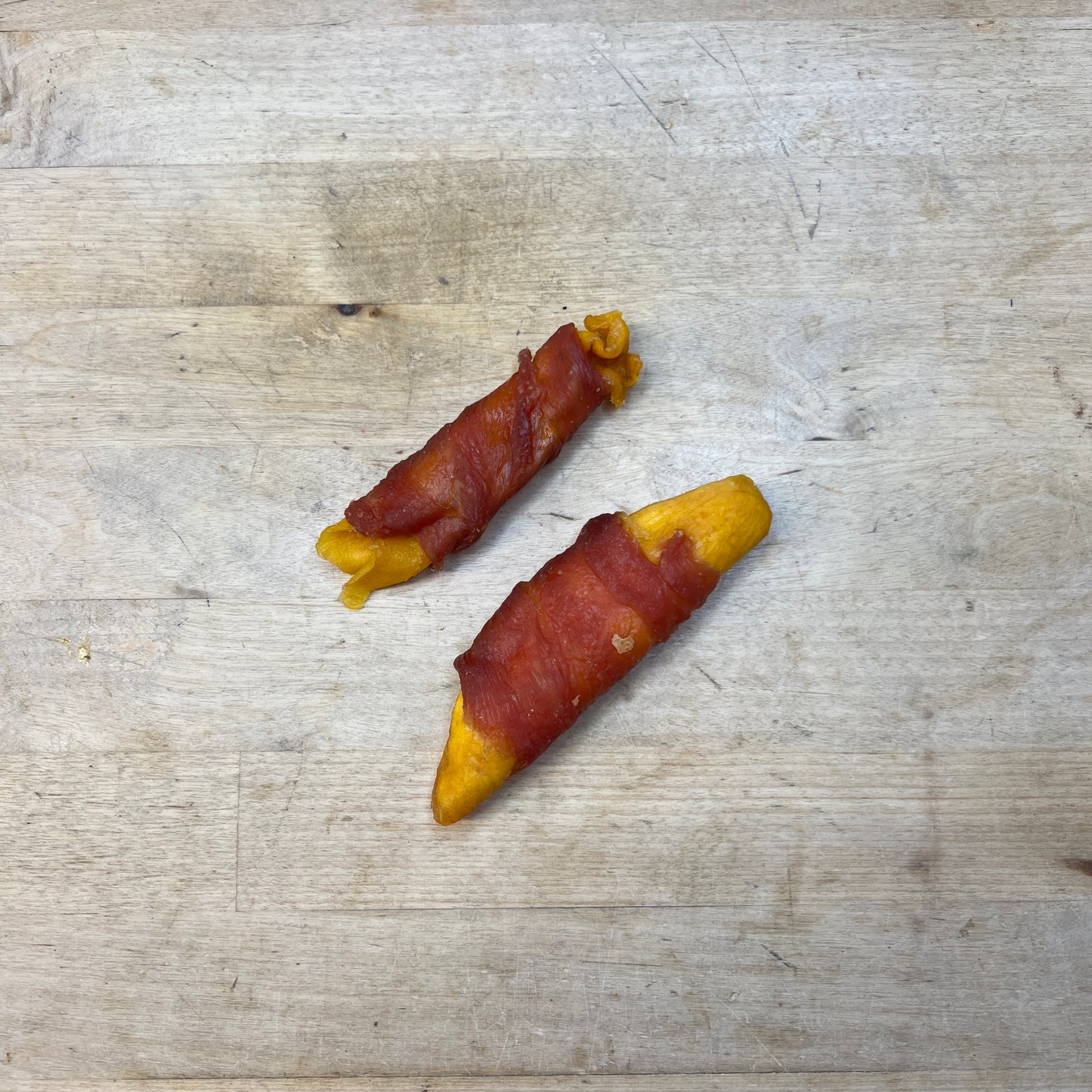 Mango wrapped in duck 60g portion