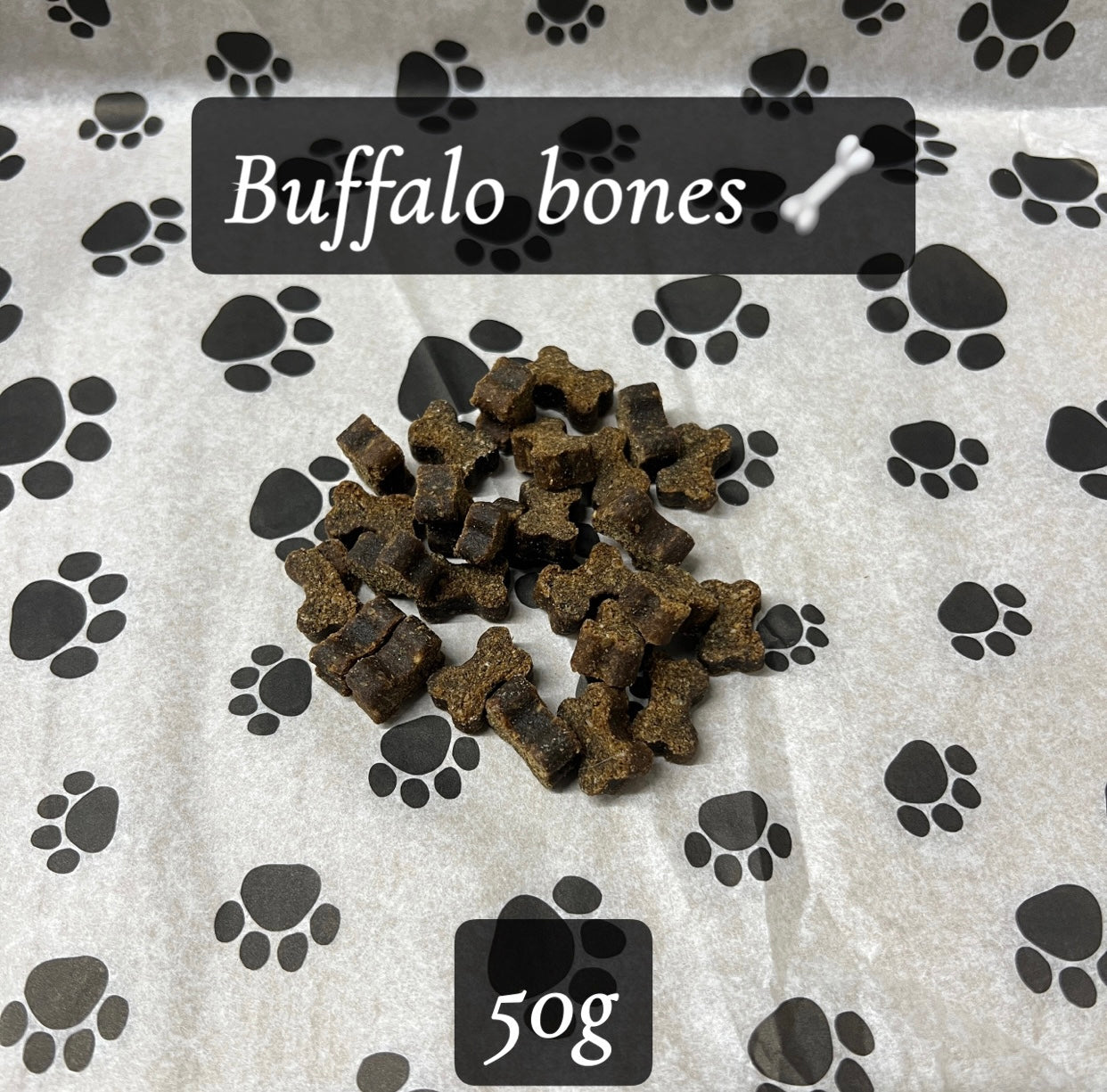 Buffalo Bones Training treat (choose your portion size)