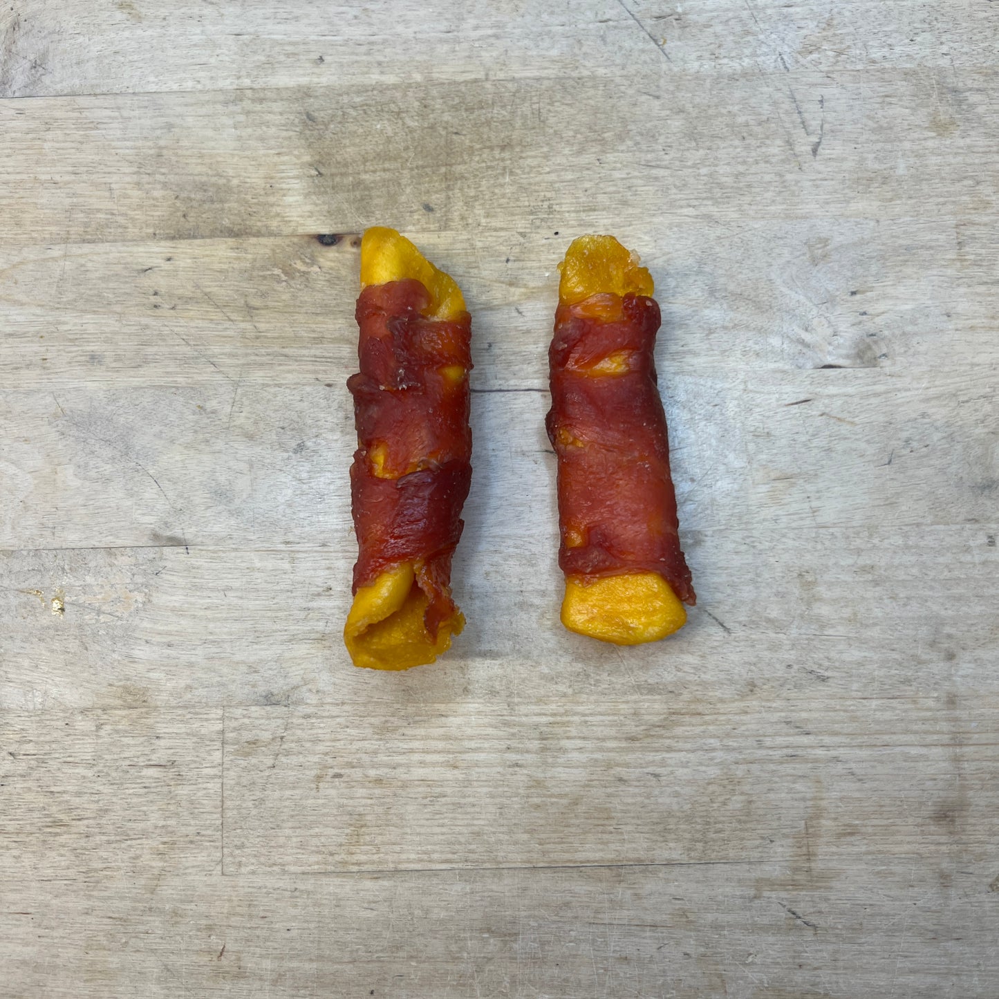 Mango wrapped in duck 60g portion