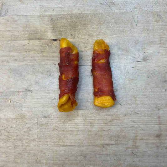 Mango wrapped in duck 60g portion