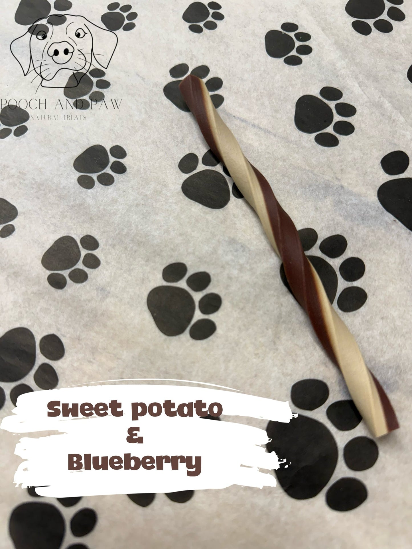 Sweet potato and blueberry twist