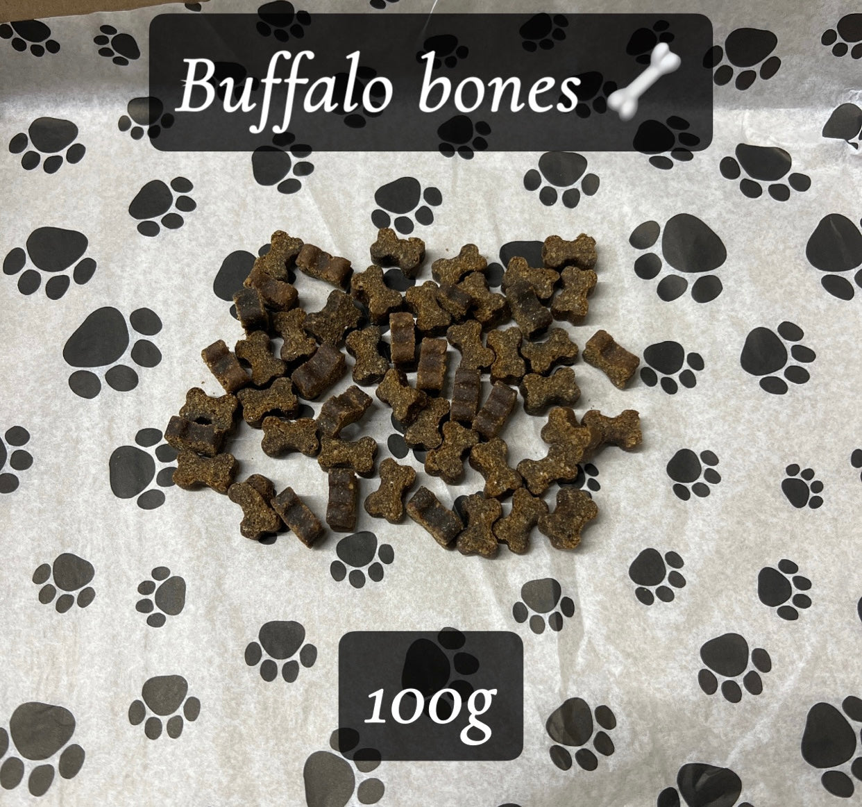 Buffalo Bones Training treat (choose your portion size)