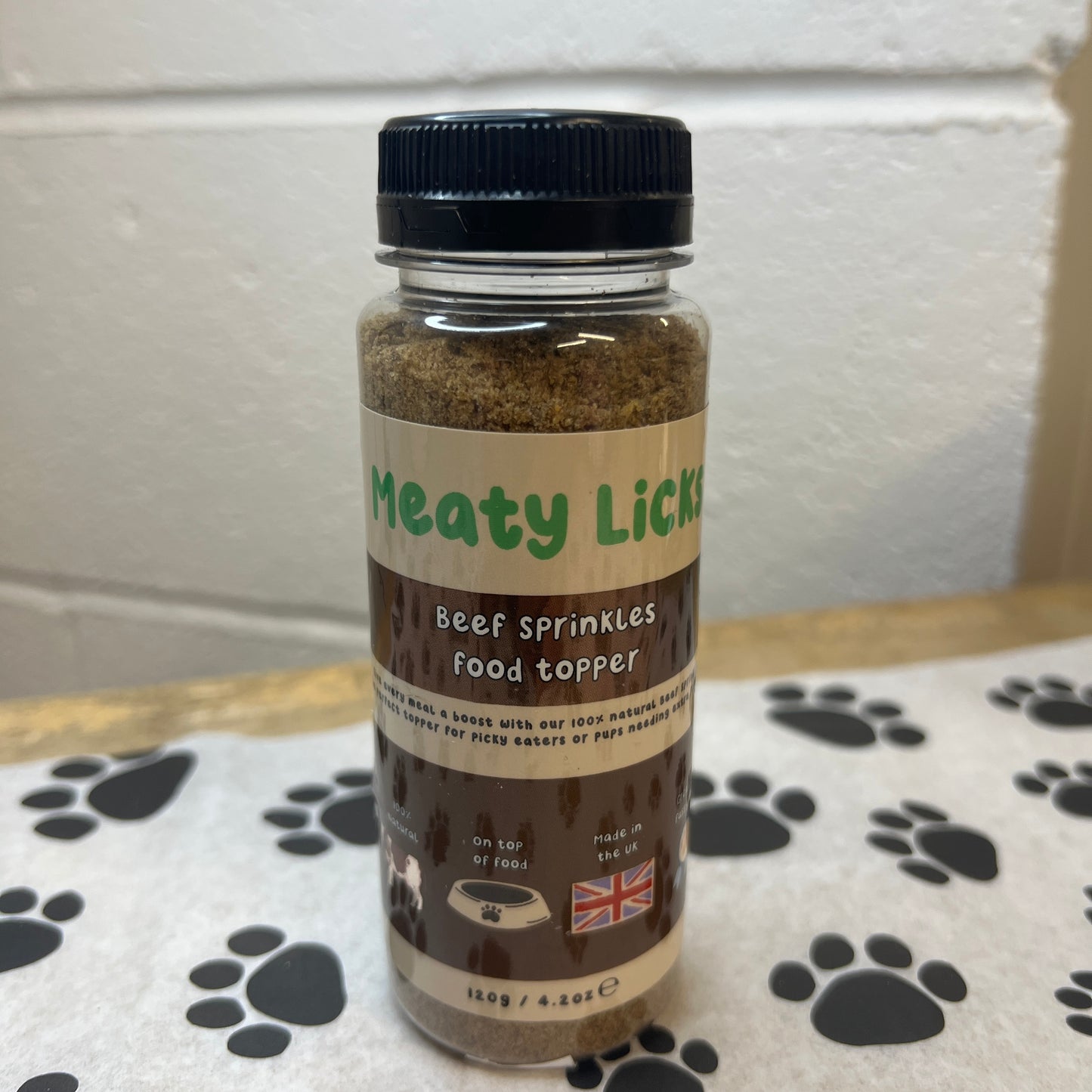 Beef sprinkles food topper - meaty licks - 120g